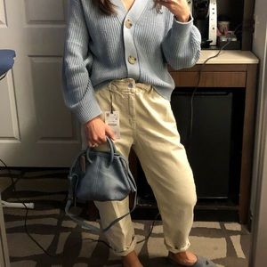 Zara paper bag pants